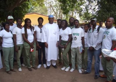 Muhammad Babangida GGSS minna libray building donation NYSC