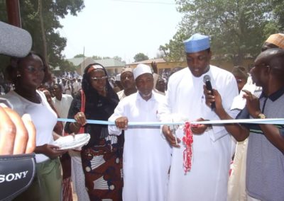 Muhammad Babangida GGSS minna libray building donation comissioning