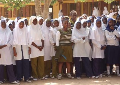 Muhammad Babangida GGSS minna libray building donation students